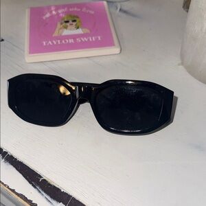 Black Rectangular Sunglasses